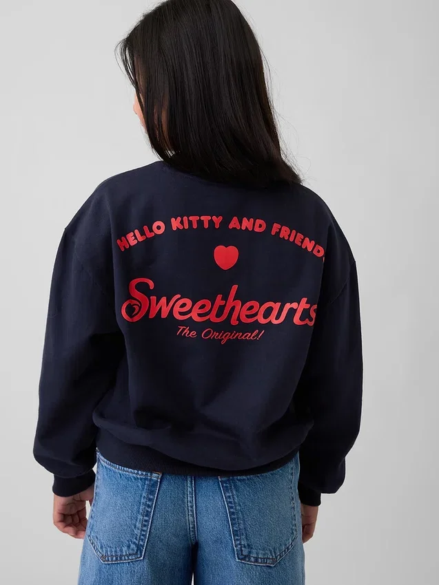 Sudadera infantil Vintagesoft con mangas dolman