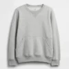 Sudadera infantil Vintagesoft de corte holgado con cuello redondo y bolsillo