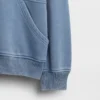 Sudadera infantil Vintagesoft de corte holgado con cuello redondo y bolsillo