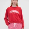 Sudadera oversize con logo Raglan de GAP × Summer Fridays