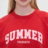 Sudadera oversize con logo Raglan de GAP × Summer Fridays