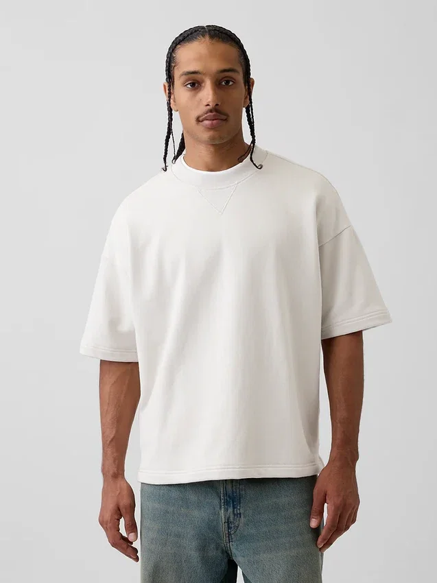 Sudadera oversize de felpa francesa de gran gramaje