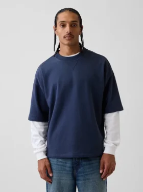 Sudadera oversize de felpa francesa de gran gramaje