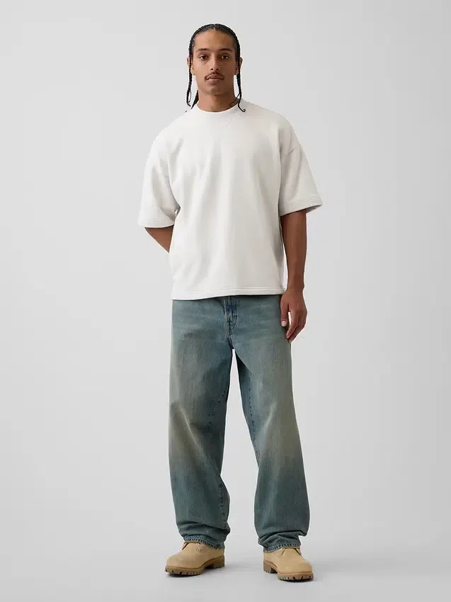 Sudadera oversize de felpa francesa de gran gramaje