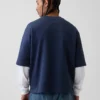 Sudadera oversize de felpa francesa de gran gramaje