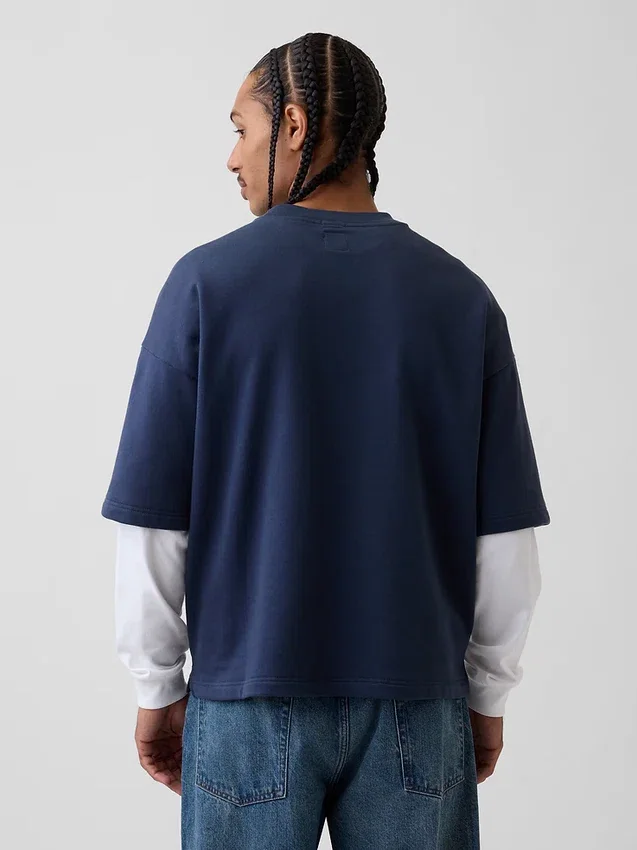 Sudadera oversize de felpa francesa de gran gramaje