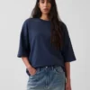 Sudadera oversize de felpa francesa de gran gramaje