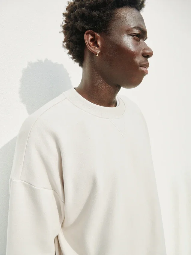 Sudadera oversize de felpa francesa de gran gramaje