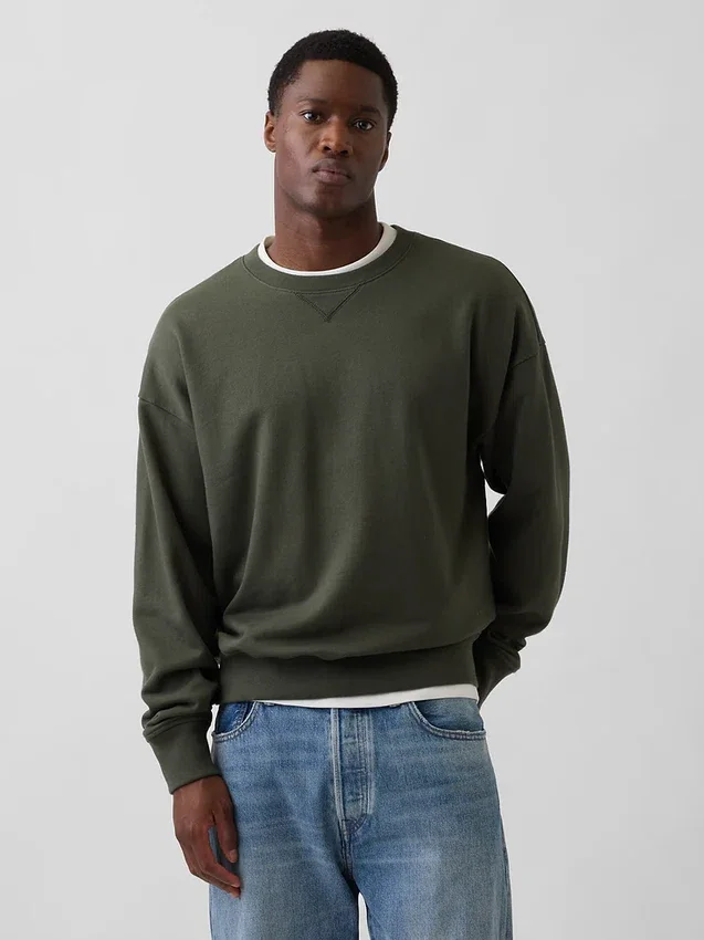 Sudadera oversize de felpa francesa de gran gramaje para adulto