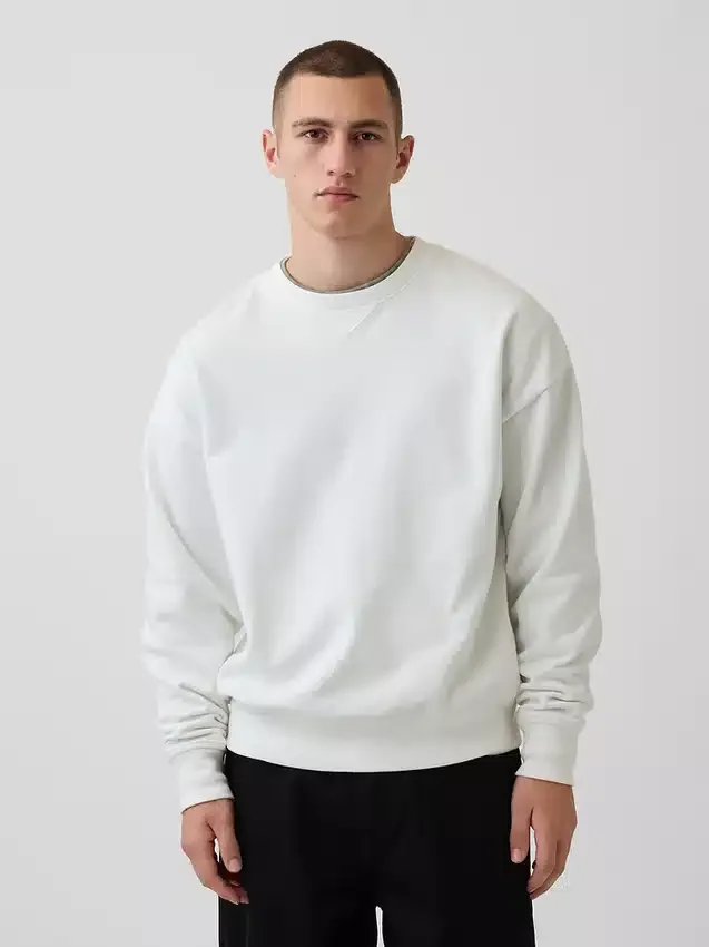 Sudadera oversize de felpa francesa de gran gramaje para adulto