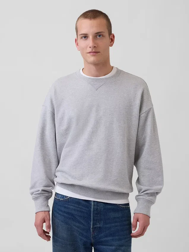 Sudadera oversize de felpa francesa de gran gramaje para adulto