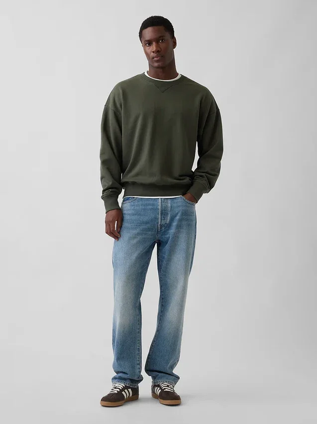 Sudadera oversize de felpa francesa de gran gramaje para adulto