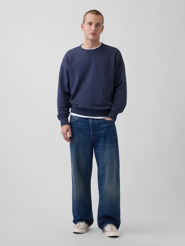Sudadera oversize de felpa francesa de gran gramaje para adulto