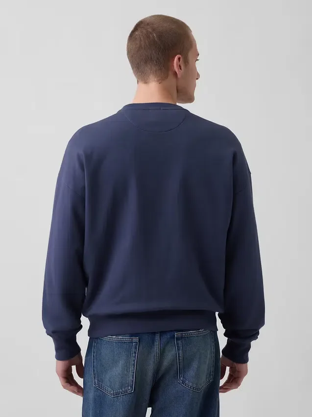 Sudadera oversize de felpa francesa de gran gramaje para adulto