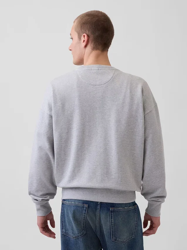 Sudadera oversize de felpa francesa de gran gramaje para adulto