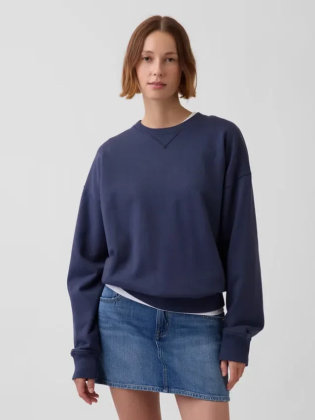 Sudadera oversize de felpa francesa de gran gramaje para adulto