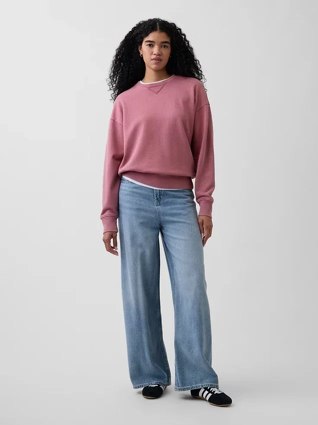 Sudadera oversize de felpa francesa de gran gramaje para adulto
