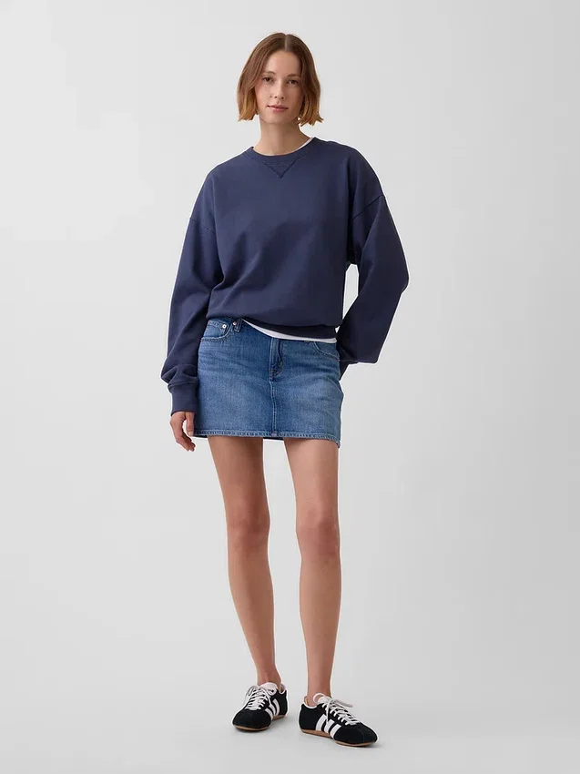 Sudadera oversize de felpa francesa de gran gramaje para adulto