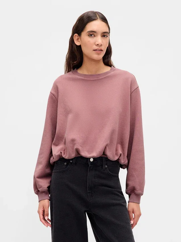 Sudadera oversize de felpa francesa de peso grueso