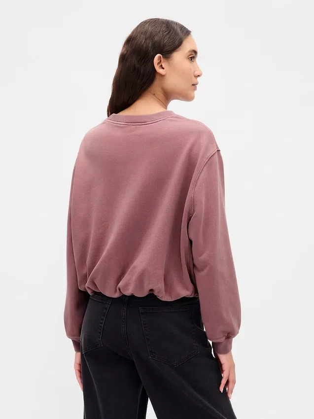 Sudadera oversize de felpa francesa de peso grueso
