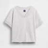 Sudadera oversize de felpa Vintagesoft con cuello en V