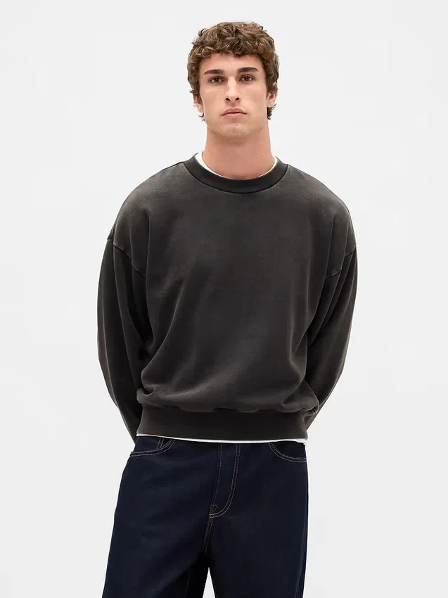 Sudadera oversize de peso grueso para adulto