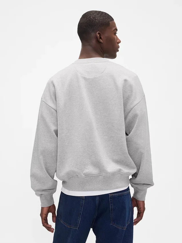 Sudadera oversize de peso grueso para adulto
