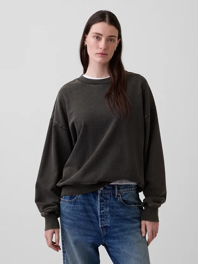 Sudadera oversize de peso grueso para adulto