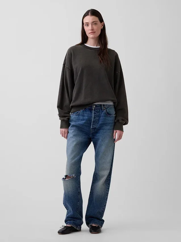 Sudadera oversize de peso grueso para adulto