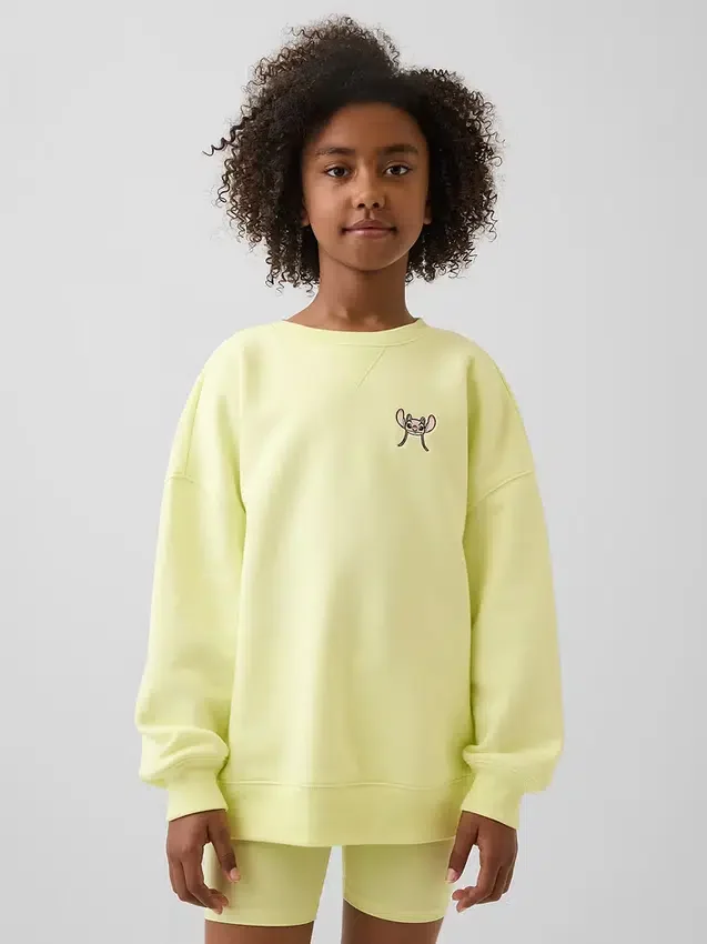 Sudadera oversize Vintagesoft de GAP × Disney para niños