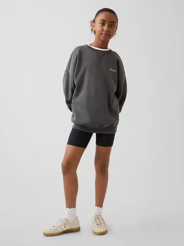 Sudadera oversize Vintagesoft de GAP × Disney para niños