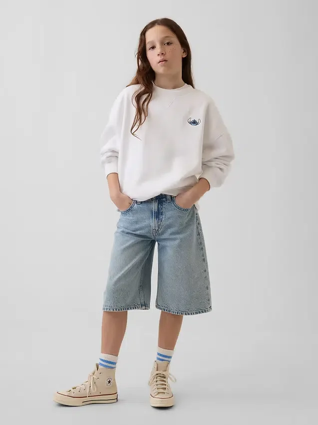 Sudadera oversize Vintagesoft de GAP × Disney para niños