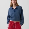 Sudadera polo oversize de felpa Vintagesoft