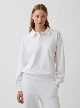 Sudadera polo oversize de felpa Vintagesoft