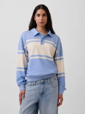 Sudadera polo oversize de felpa Vintagesoft