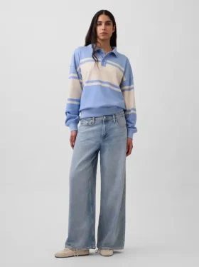 Sudadera polo oversize de felpa Vintagesoft