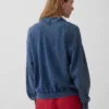 Sudadera polo oversize de felpa Vintagesoft