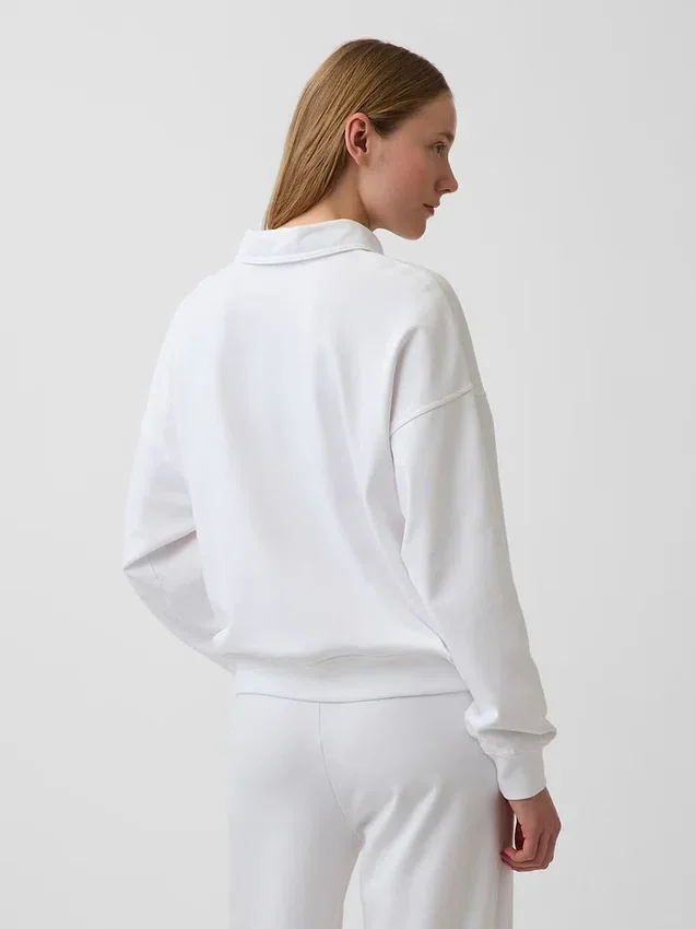 Sudadera polo oversize de felpa Vintagesoft