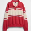 Sudadera polo oversize de felpa Vintagesoft