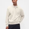 Sudadera polo oversize de peso grueso para adulto