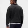 Sudadera polo oversize de peso grueso para adulto
