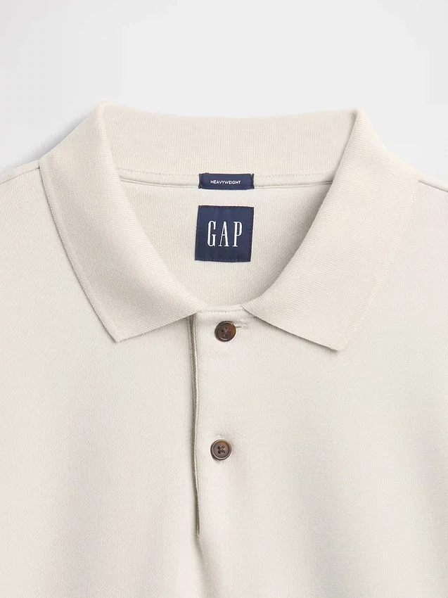 Sudadera polo oversize de peso grueso para adulto