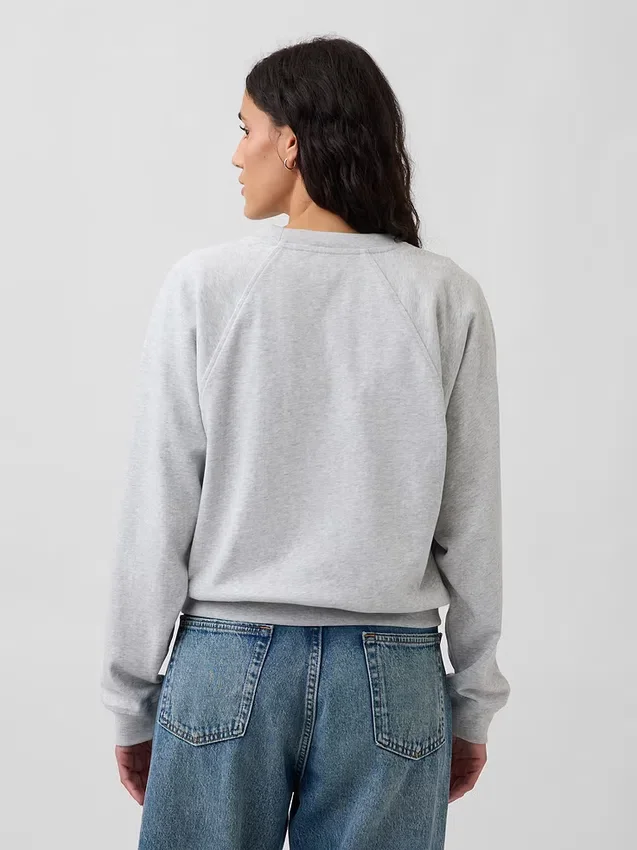 Sudadera raglán de felpa Vintagesoft