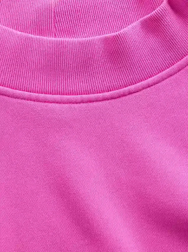 Sudadera túnica oversize de cuello alto Vintagesoft