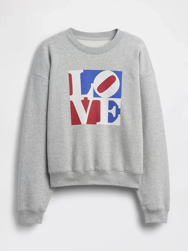 Sudadera «Vintagesoft Love» de Robert Indiana