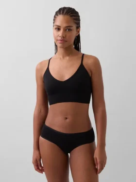 Sujetador bralette sin costuras y con escote pronunciado