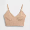 Sujetador bralette sin costuras y con escote pronunciado