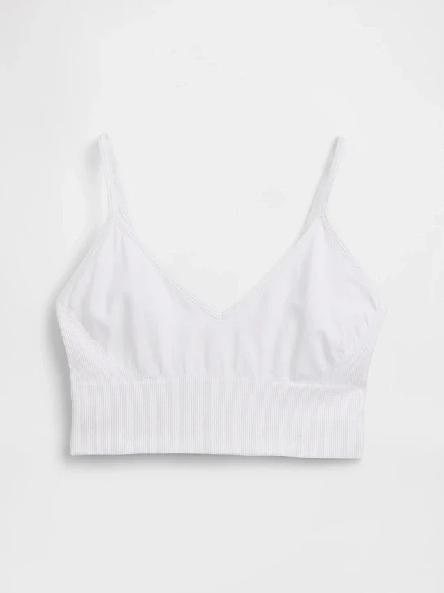 Sujetador bralette sin costuras y con escote pronunciado