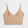 Sujetador bralette sin costuras y con escote pronunciado