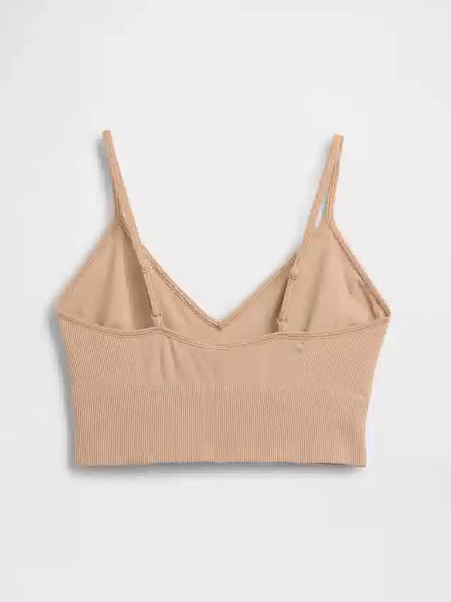 Sujetador bralette sin costuras y con escote pronunciado